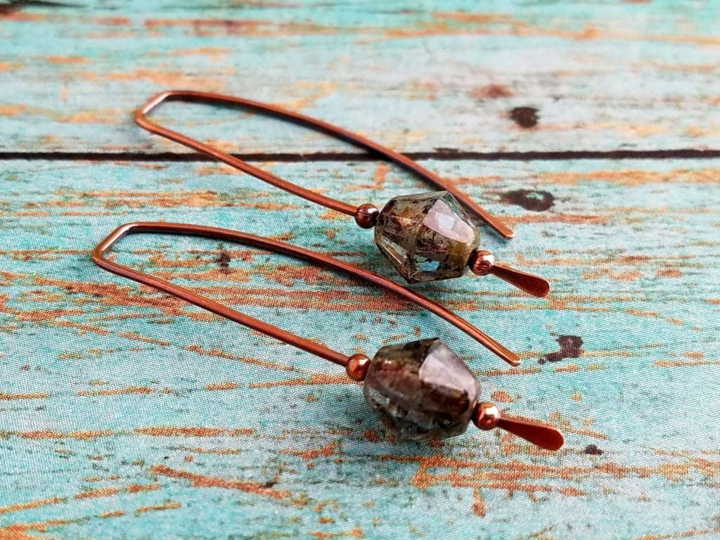 Door 44 Studios Tutorial - Quick Easy Stick Earrings You Can Make in Minutes