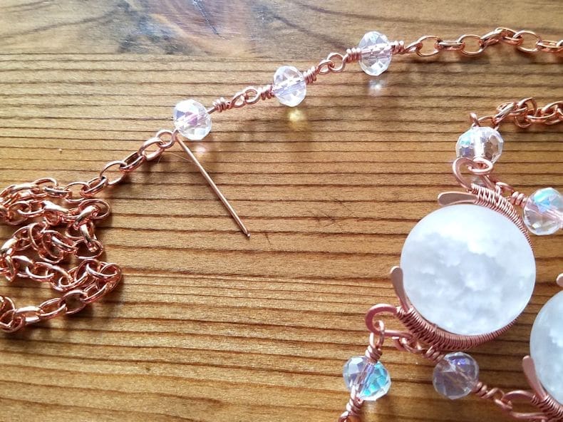 Chain Step 10 - continue forming the chain as instructed.