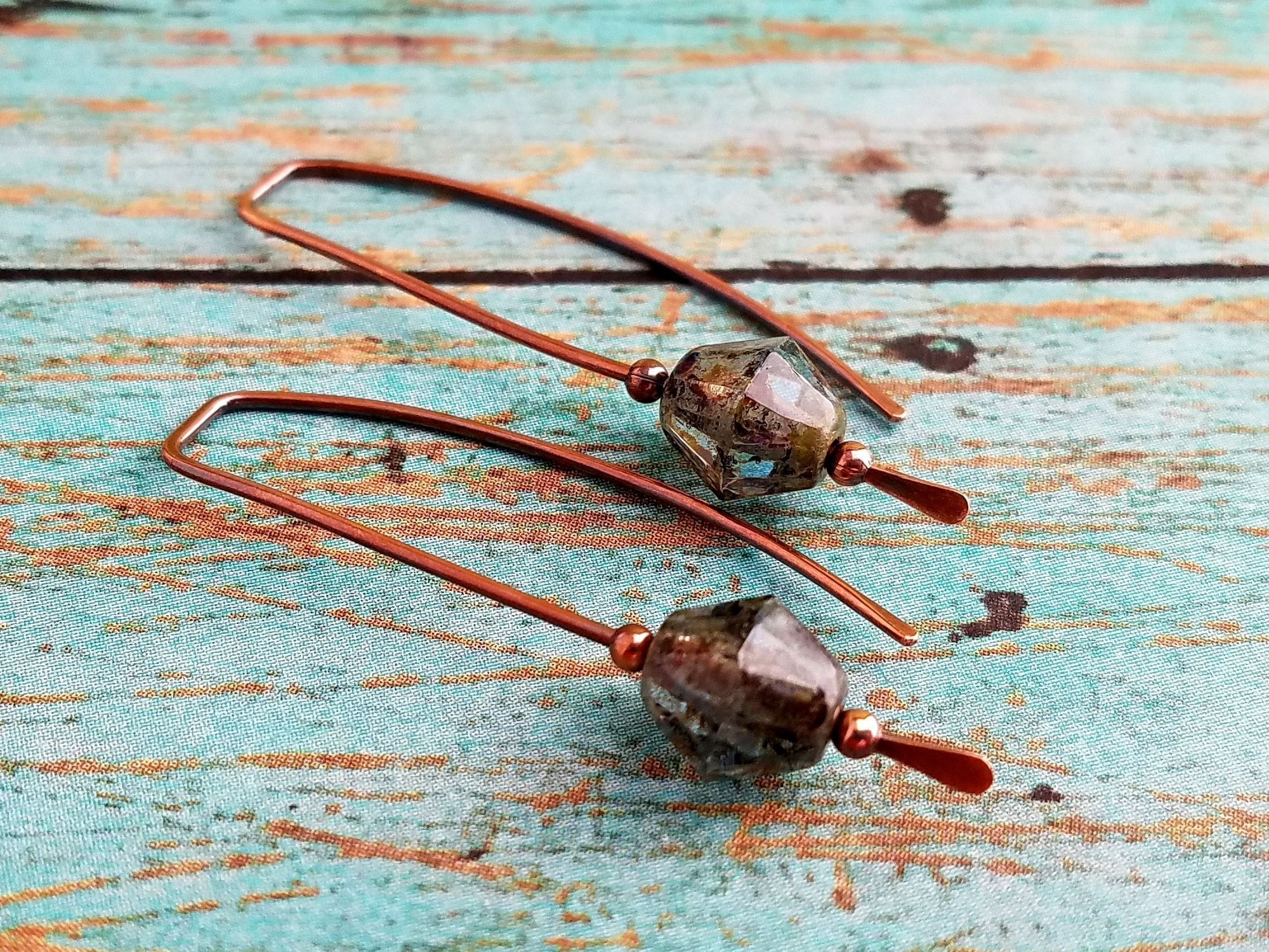 Door 44 Studios Tutorial - Quick Easy Stick Earrings You Can Make in Minutes