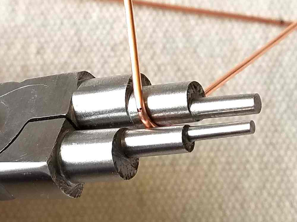 Step 11 - Begin forming the first frame wire