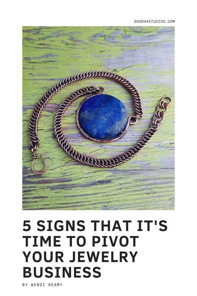 Are you running your jewelry business? Or is your business running you? These are the 5 signs that helped me see that it was time to pivot my business onto a more rewarding trajectory.