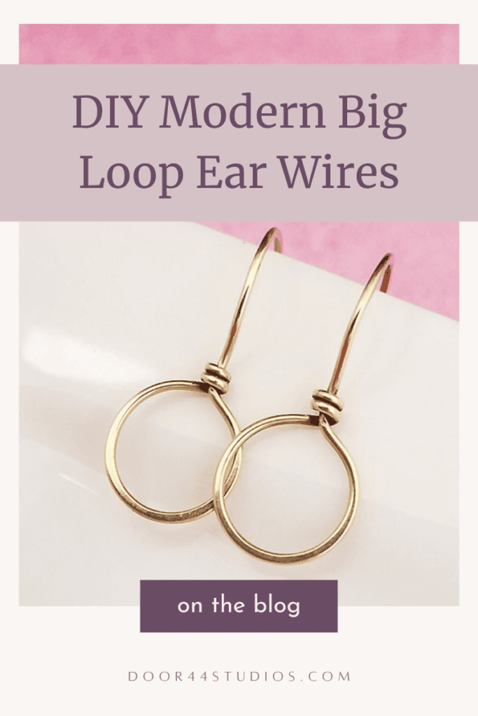 Modern Big Loop Ear Wires - Pin #8